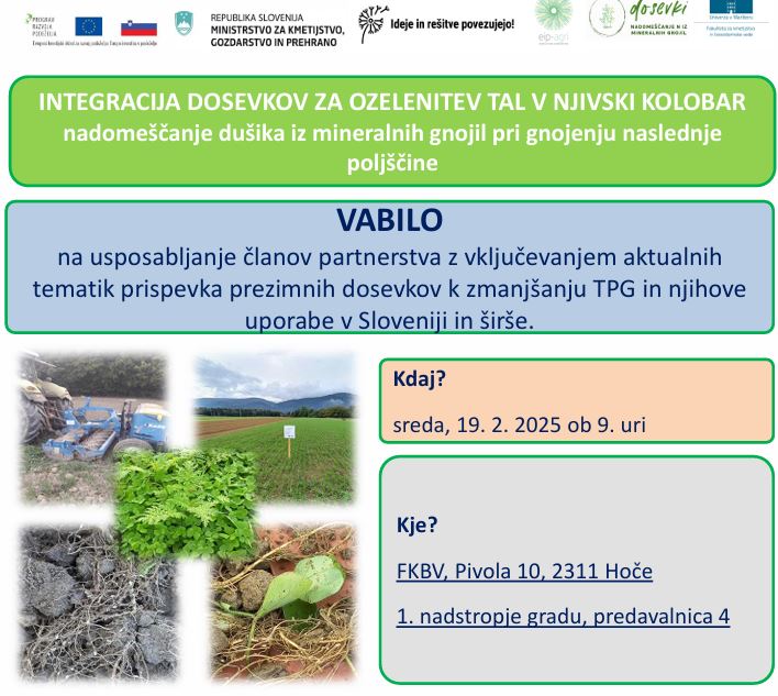Vabilo na usposabljanje v sklopu projekta EIP